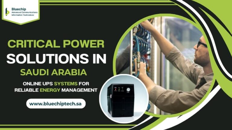 Critical Power Solutions in Saudi Arabia - Online UPS Systems for Reliable Energy Management