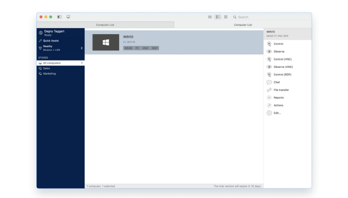 Remote Desktop Access