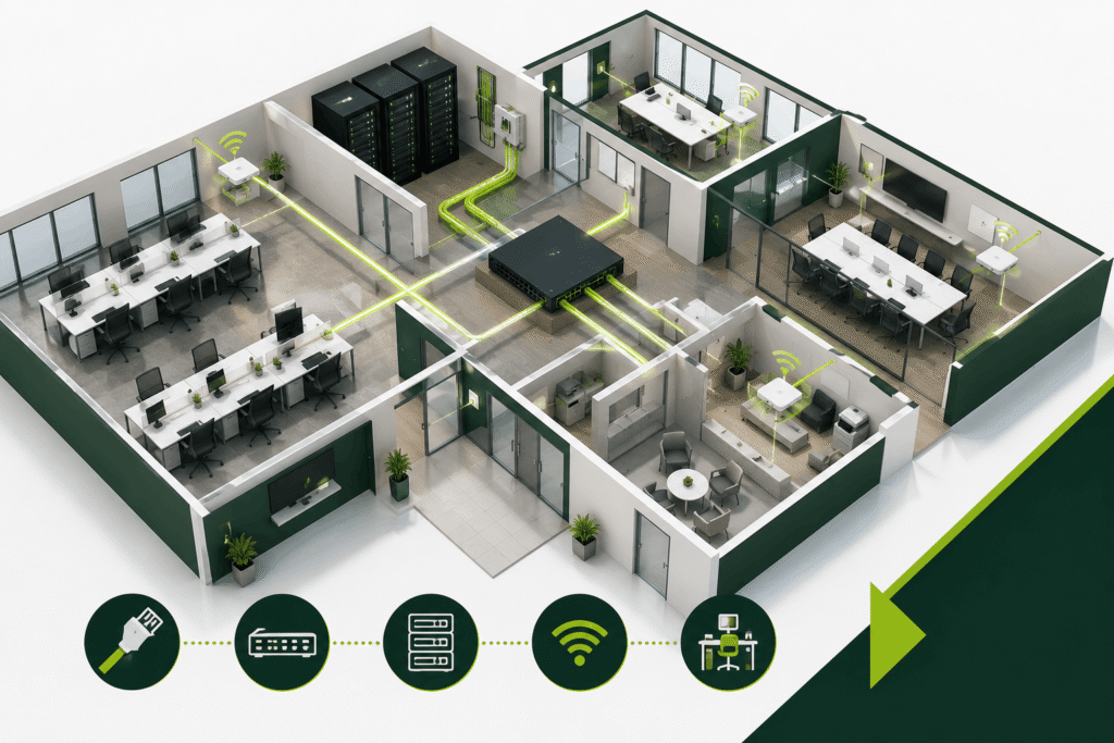 structured cabling network infrastructure riyadh