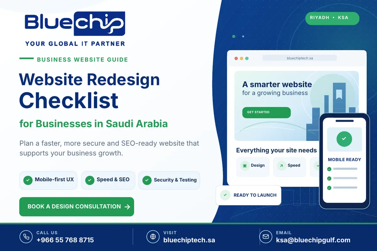 Website Redesign Checklist for Businesses in Saudi Arabia 